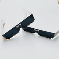 Lunettes d'éclipse solaire de sécurité certifiées CE AAS, écologiques, tactiques, en papier, pour l'extérieur, livraison rapide