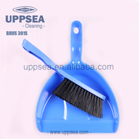 Poêle à poussière portable avec jeu de brosses, 12 pièces, Collection domestique, bonne poignée pour un usage confortable