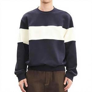 Sweat-shirt surdimensionné personnalisé avec logo OEM pour femme, col rond, épaules tombantes, manches longues, tricot décontracté en mélange de coton, vêtement d'extérieur pour l'automne - Product Image 2