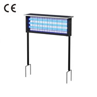 Lampe Solaire Anti-Moustiques LED avec 3 Tubes UV, Étanche, 300m, Portable, Piège à Insectes d'Extérieur, Batterie Intégrée, Écologique, Non Toxique