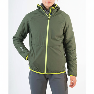 Giacca a vento rigida rivestita La Thuire giacca a vento JKT donna leggera con chiusura a cerniera cappotto in poliestere imbottitura inverno e autunno taglia uso XL - Product Image 2