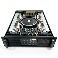 Amplificateur de puissance professionnel TD4X2000W 3U Classe TD ; Idéal pour les concerts, les scènes en plein air, les KTV et les bars ; Prise en charge OEM/ODM.