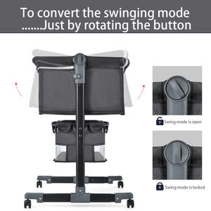 Nuevo tipo de cama de cuna de tamaño completo, cuna de cama de bebé multifuncional - Product Image 5