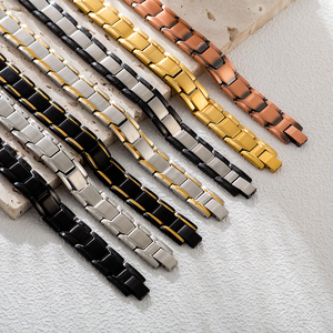 Wholesale Men's Jewelry Stainless Steel Bio <strong>Energy</strong> Health <strong>Bracelet</strong> Magnet <strong>Energy</strong> <strong>Bracelet</strong> for Man - Product Image 2