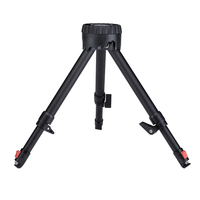 MagicLine V12-Kit trépied pour caméra vidéo en aluminium, épandeur de niveau intermédiaire, avec tête fluide de 100mm, charge utile de 13kg pour studio de cinéma et de télévision