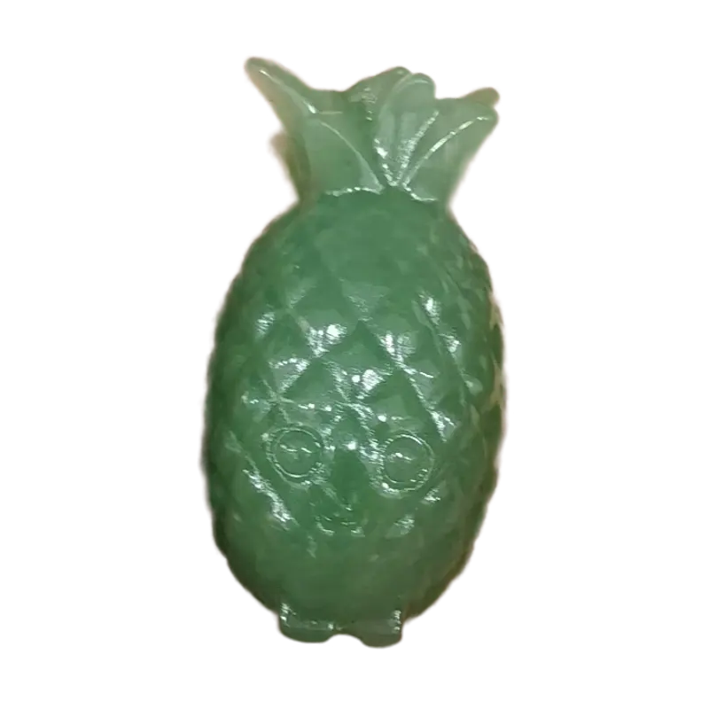 Оптовая продажа, Хрустальная статуэтка, Изумрудный зеленый ананас, скульптура для украшения