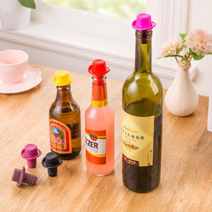 Bouchon de bouteille de <span class=keywords><strong>vin</strong></span> en silicone réutilisable et écologique, design chapeau de cowboy, avec joint sous vide pour bouteilles de <span class=keywords><strong>vin</strong></span> <span class=keywords><strong>rouge</strong></span> et de bière, multicolore, anti-fuite - Product Image 5
