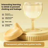 Grande tasse en plastique pour bébé gobelet à bec de canard gobelet à eau anti-goutte pour enfants