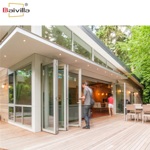 <span class=keywords><strong>Prix</strong></span> de gros personnalisé extérieur UPVC plastique accordéon portes pliantes cloison verre <span class=keywords><strong>PVC</strong></span> <span class=keywords><strong>porte</strong></span> coulissante pliante - Product Image 2