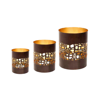 Home Decorative Etched Metal <b>Tea</b> <b>Light</b> <b>Holder</b> - Product Image 1