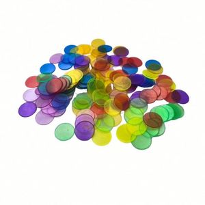 19mm PS Material Chips Board <b>Game</b> Toy Accessories Bingo Transparent Colorful <b>Small</b> Pieces Teaching Chess Card <b>Game</b> Coins Tokens - Product Image 1