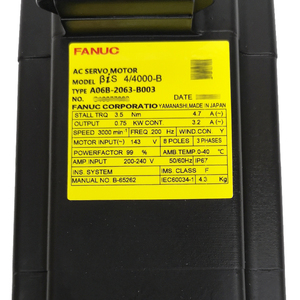 FANUC AC เซอร์โวมอเตอร์ A06B-2063-B003 สำหรับเครื่องซีเอ็นซี พีแอลซี - Product Image 3