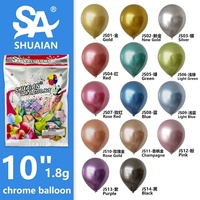 Shuaian Vente en gros de décorations de fête, ballons en latex métalliques chromés de 36 pouces, imprimés, ballons de mariage de la Saint-Valentin, en gros