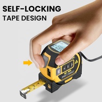 Nouveau télémètre laser, mètre de distance laser 40m/60m, ruban à mesurer numérique laser, outil de mesure, ruban à mesurer