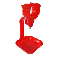 Buveur en plastique automatique Offre Spéciale de mamelon avec la tasse de l'eau pour l'usage de cage de poulet