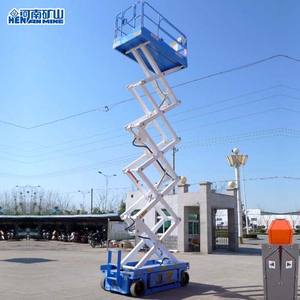 Gunting perancah listrik pemasangan mandiri kustom Platform kerja udara 150kg 250kg 300kg harga Platform <span class=keywords><strong>Lift</strong></span> - Product Image 2