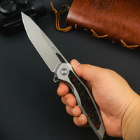 Couteau pliant en acier D2, couteau tactique de survie pour le camping, couteau de poche de haute qualité