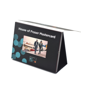 Karton Papier Material Zähler Pop Pos Display Video Player Mit Lcd Bildschirm Für Förderung - Product Image 2