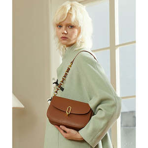 Nuevo bolso de cuero para mujer, bolso de hombro inclinado, bolso de mano de cuero estilo coreano - Product Image 1