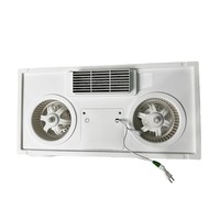 Ventilateur de plafond PTC en plastique pour salle de bain, double puissance 1200W/2200W avec fonction de ventilation et d'éclairage, fonctionnement silencieux à 48 dB