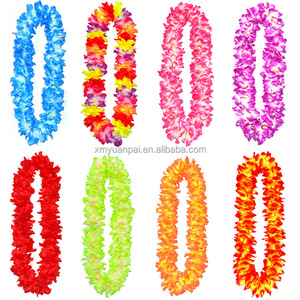 Hawaiiaanse Feestdecoratie Set Kunstmatige Slinger Leis Voor Hula Dance Luau Feestartikelen Met Neklus En Bloemstukken - Product Image 6