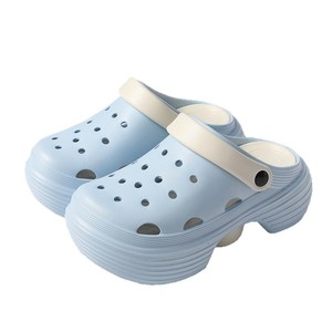 Zuecos de EVA para <span class=keywords><strong>Mujer</strong></span>, Transpirables, con <span class=keywords><strong>Plataforma</strong></span> para Aumentar la Altura, Antideslizantes, Resistentes al Desgaste, Zapatos Casuales para Jardín y Exteriores - Product Image 1