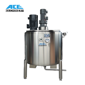 Réservoir de mélangeur agitateur à double enveloppe chauffant et refroidissant en acier inoxydable de qualité alimentaire 304 316 Ss - Product Image 1