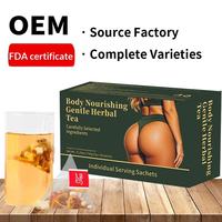 Thé Herbal Nourrissant pour le Corps, Sachet d'Augmentation des Hanches et Amélioration des Fesses, Poria, Dattes Rouges, Graine de Coix, Aubépine, OEM, Marque Privée, Halal