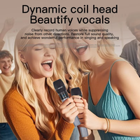 Micrófono Dinámico Inalámbrico de Mano Dual Rayco WX17 con Cancelación de Ruido, 2.4GHz, Recargable por USB-C para Karaoke y Canto