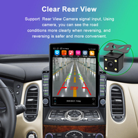 Espejo Retrovisor con Pantalla Táctil IPS de 9.7 Pulgadas, Pantalla Dividida, TV, GPS para Automóvil, Estéreo Multimedia, Conexión Inalámbrica Celular, CarPlay, Android Auto, 4G LTE