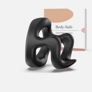 Fabrieksgroothandel vloeibare siliconen penisring, zwarte stimulerende <span class=keywords><strong>cock</strong></span> massage <span class=keywords><strong>ring</strong></span> banden <span class=keywords><strong>cock</strong></span> sleeves seksspeeltje China - Product Image 1