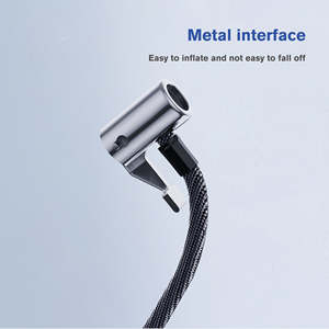 12 वी 150psi पोर्टेबल टायर मुद्रास्फीति पंप प्रकाश के साथ सटीक निगरानी डिजिटल दबाव गेज - Product Image 5