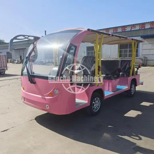 Venta caliente de lujo de 20 plazas de turismo eléctrico autobús turístico cerrado autobús turístico de China alimentado por energía solar - Product Image 1