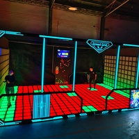 Nouveauté 2026 Speed Grid Jeu de sol LED interactif pour adultes, pour parcs d'attractions commerciaux intérieurs