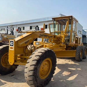 รถเกรดเดอร์มือสอง Caterpillar 140G สีเหลือง ห้องโดยสารปิด ยางสำหรับงานออฟโรดขนาดใหญ่ ขายดี - Product Image 1
