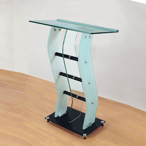 Ekintop kính trong suốt cong Bục Giảng Nhà thờ hiện đại Nhà thờ Bục Giảng Acrylic trường Bục Giảng kính cho Nhà thờ - Product Image 5