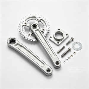 Componentes Mecanizados por CNC, Brazo de Manivela de Bicicleta de Aleación de Aluminio Forjado - Product Image 2