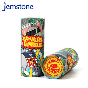 Caja de Embalaje de Cartón Kraft Reciclable con Impresión Personalizada para Cápsulas de Suplementos, Tubo de Papel para Proteína en Polvo - Product Image 2