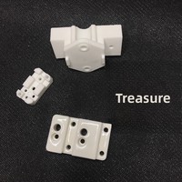 Isolateurs en céramique d'alumine personnalisés en porcelaine de talc, composants haute fréquence, pièces céramiques pour chauffage électrique