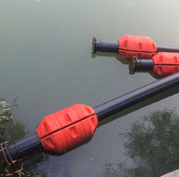 Bouée de dragage flottante en HDPE, ponton de dragage aquatique, vert-orange, flottabilité 35 kg, marque BT, épaisseur 5 mm