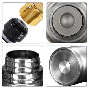 定制标志子弹不倒翁500毫升750毫升1000毫升不锈钢水瓶双壁金属杯 - Product Image 4