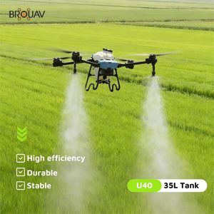 โดรนเกษตร BROUAV 55 ลิตร สำหรับพ่นยาฆ่าแมลงในพืชผลข้าวสาลี - Product Image 1