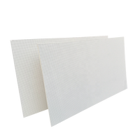 Plaque de plâtre acoustique perforée 1200*2400*12mm au meilleur prix, insonorisante, 595*595mm, pour plafond