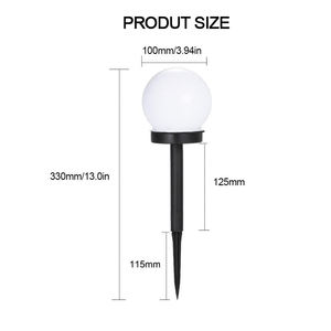 Lámpara Decorativa de Jardín con Forma de Bola, de Acrílico, con Energía Solar, para Patio, Camino, Jardín - Product Image 6