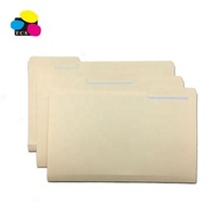 Alta calidad 1/3 de papelería de oficina Carta/tamaño Legal Buff Manila Carpeta de archivo de papel