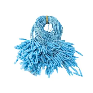 19-20CM di corda colorata per etichette di alta qualità in poliestere con fune di sollevamento a grana per bambini con fibbia per abbigliamento tagseal
