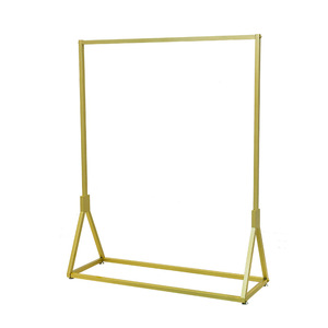 ملابس معدنية بسيطة من الحديد المطاوع ، مخزون أرفف للرجال والنساء من الأرض إلى الأرض - Product Image 5