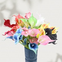 Groothandel Schuim Grote Witte Calla Lelie Kunstbloemen Lange Steel Moderne Handgemaakte Wasbare Milieuvriendelijke Realistische Bloemen