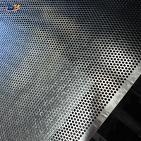 Panel de Chapa Metálica Perforada de Acero Inoxidable, Placa Perforada de Aluminio, Lámina Decorativa con Orificios, Suministro de Fábrica