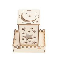 Kit de projecteur de nuit étoilée à faire soi-même, en bois naturel écologique, activité de construction, apprentissage Montessori, jouet éducatif robuste, boîte
